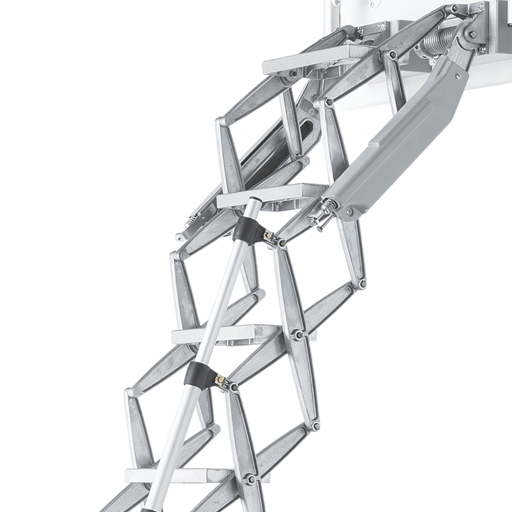 Space saving aluminium concertina loft ladders.