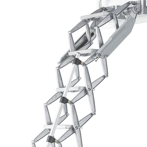 Elite heavy duty aluminium concertina loft ladders. Premier Loft Ladders