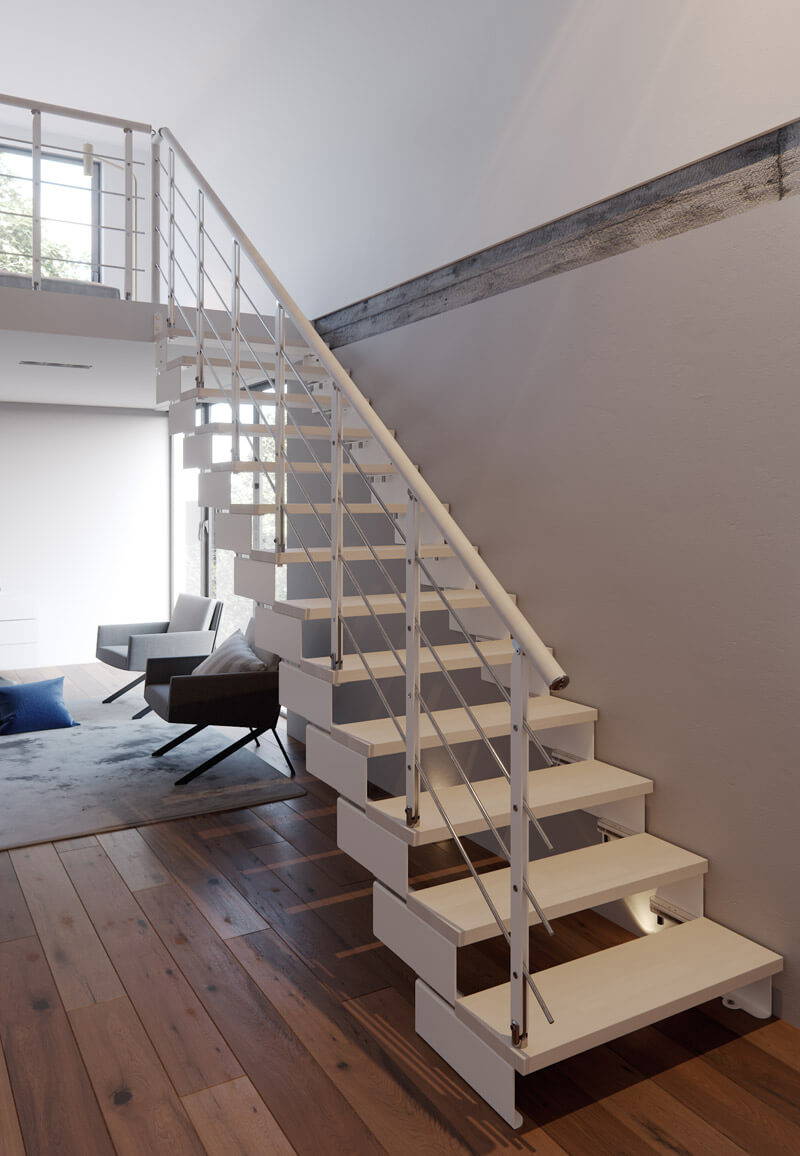 Premier Loft Ladders Composity Modular Staircase