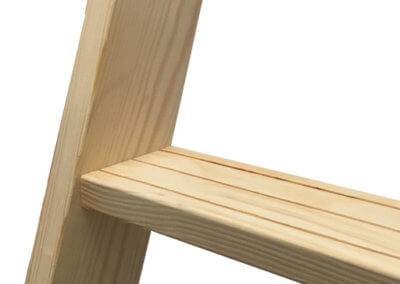 Designo heavy duty wooden loft ladder with ant-sip treads. Premier Loft Ladders