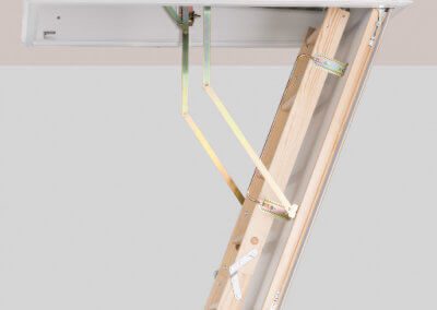 Quadro wooden loft ladder with insulated loft hatch. premier Loft Ladders
