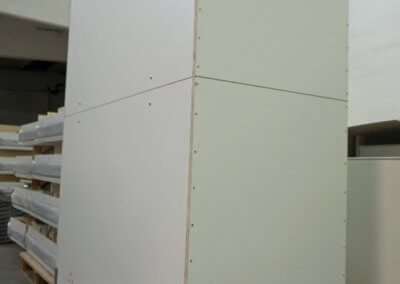 Supreme Loft Ladder with deep hatch box before installation. Premier Loft Ladders