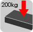 Load rating of 200kg per tread