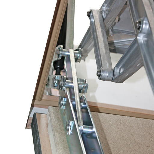Supreme F30 features concealed hinge for fire protection and improved aesthetics. Premier Loft Ladders
