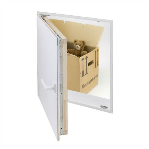 Insulated loft door for loft conversions and attic rooms. Designo Loft Door from Premier Loft Ladders