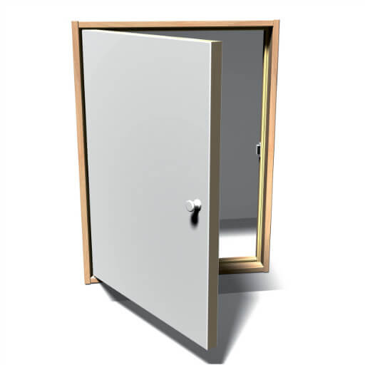 ISO Loft Door. Insulated loft eaves door. From Premier Loft Ladders