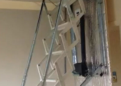 Escalmatic fully automatic loft ladders.