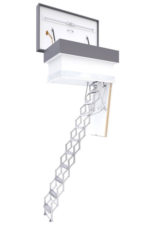 Ecco Concertina Loft Ladder Premier Loft Ladders
