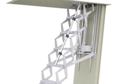 Supreme Steel Electric fire rated loft ladder. Premier Loft Ladders