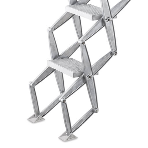 Non-slip protective feet for concertina loft ladders. Premier Loft Ladders