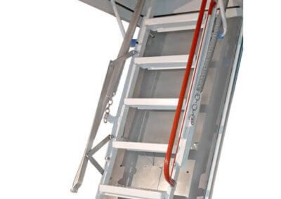 Isotec Electric fire rated loft ladder. Fully automatic loft ladder. Available from Premier Loft Ladders