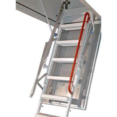 Isotec Electric fire rated loft ladder. Fully automatic loft ladder. Available from Premier Loft Ladders
