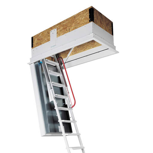 Isotec 200 fire rated loft ladder with superb thermal insulation & airtight seal