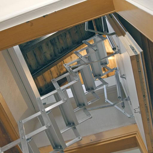 Ecco steps up the challenge - Compact loft ladder with insulated loft hatch and concealed hinges Ecco steps up the challenge - Compact loft ladder with insulated loft hatch and concealed hinges