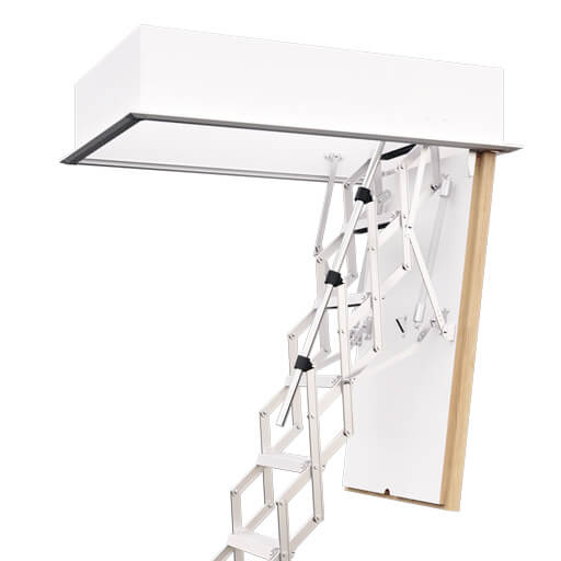 Fire rated loft ladder for small openings. MiniLine available from Premier Loft Ladders