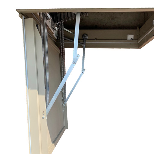 Steel fire rated loft hatch. 30, 60 or 90 minute fire resistance. Heavy duty. Premier Loft Ladders