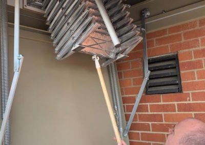 Elite Loft Ladder providing access to plant room