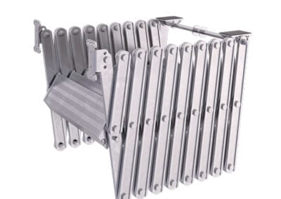 Piccolo Loft Ladder. Compact concertina loft ladder.