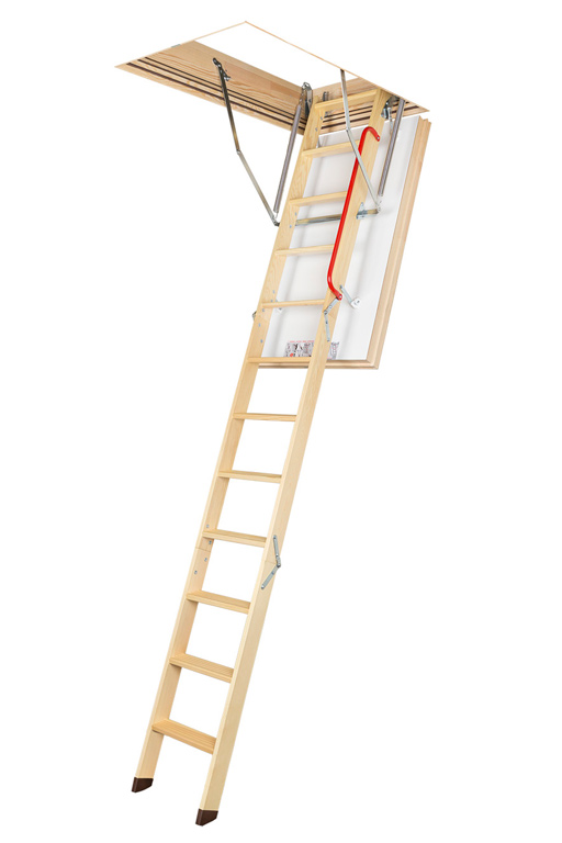 LWT Insulated wooden loft ladder. Available with Passive House certification.
