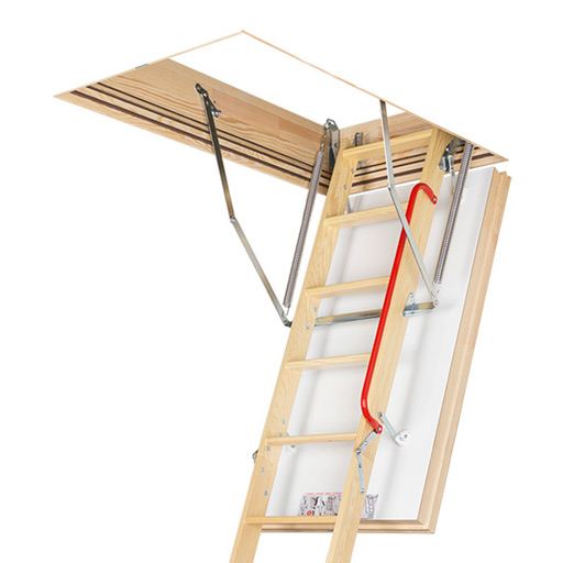 LWT insulated timber loft ladder.