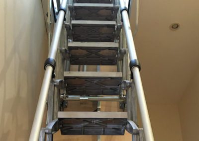 View looking up an installed Supreme Electric ladder