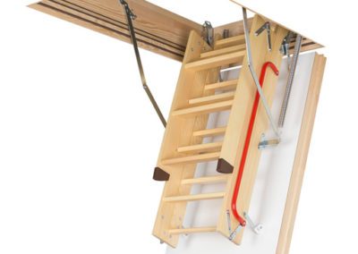 LWT insulated hatch with folding timber ladder