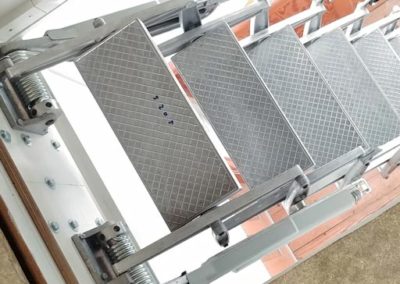 Elite Retractable Ladder fully extended - view from above