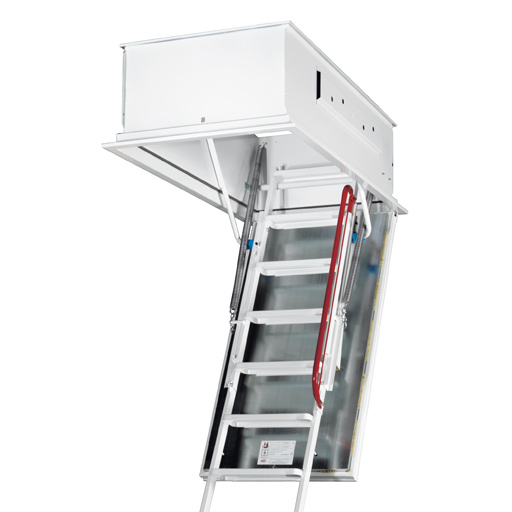 Eurostep fire rated loft ladder. 30 min fire-protection.