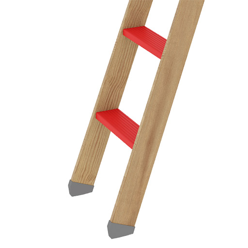 Durable plastic tread covers